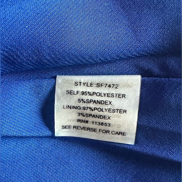 Brixton Ivy James Laser Cut Dress Size L NWT Cobalt Blue - Picture 5 of 6